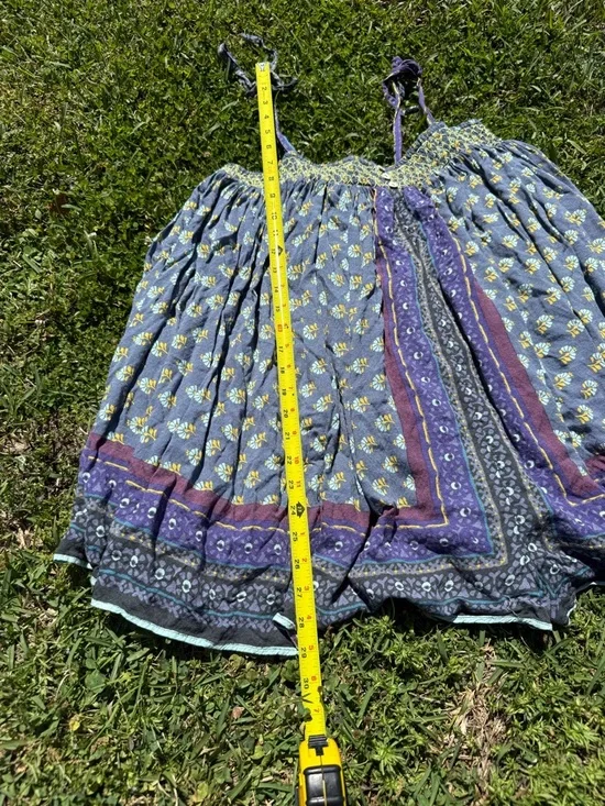 Free People Intimately Rule the World Romper Blue Purple Boho Festival Size S - Picture 9 of 11